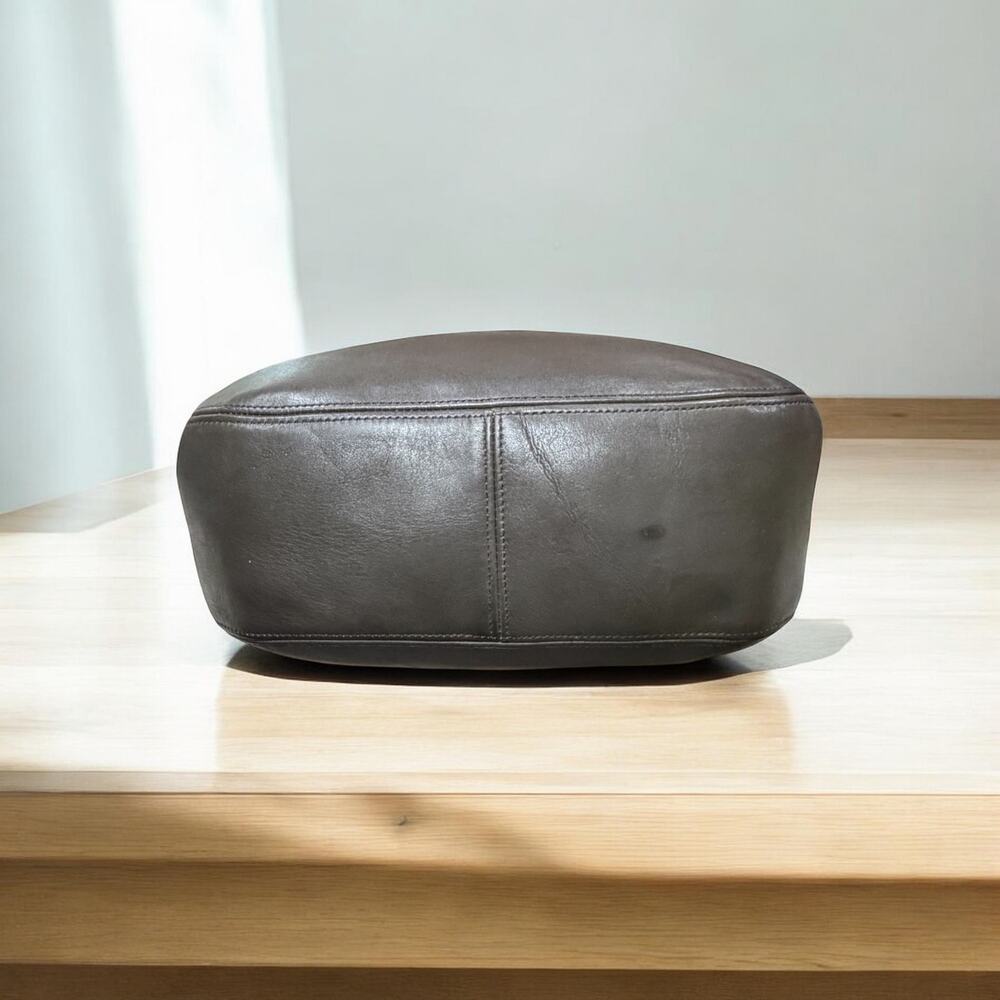 Vintage Coach 6003 Dark Grey Chelsea Hobo Bag - Picture 4 of 11